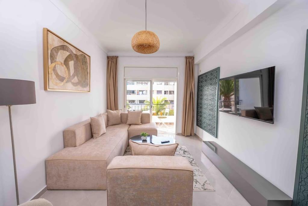 Tradition Meets Modern: 2Br Flat In Rabat Hassan Buitenkant foto