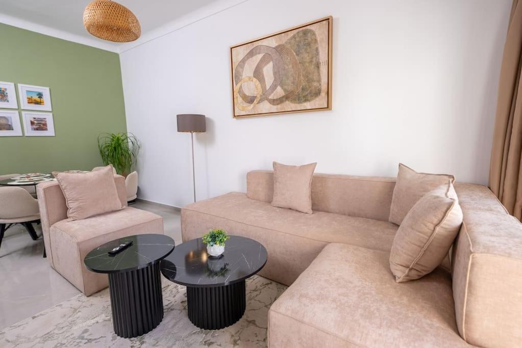 Tradition Meets Modern: 2Br Flat In Rabat Hassan Buitenkant foto